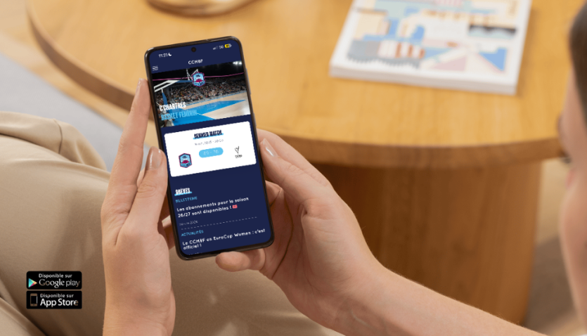 Création de l'application mobile pour le C'Chartres Basket Féminin