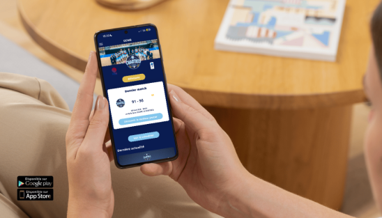 Création de la nouvelle version de l'application mobile du C'Chartres Basket Masculin