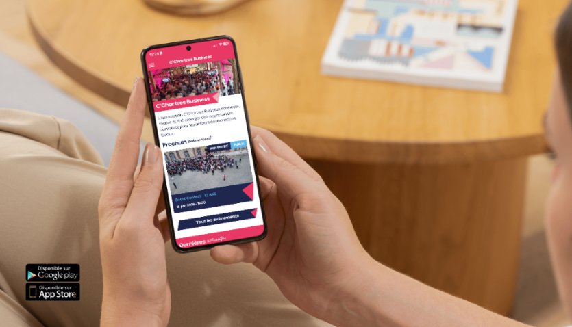 Création de l'application mobile pour le C'Chartres Business