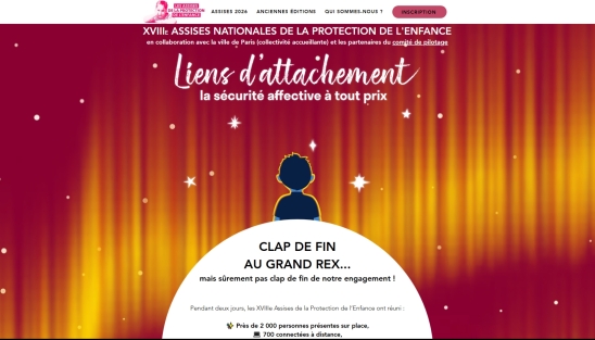 Outil d'inscription en ligne pour les Assises Nationales de la Protection de l'Enfance