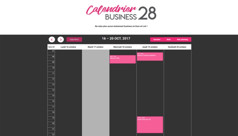 Calendrier Business 28