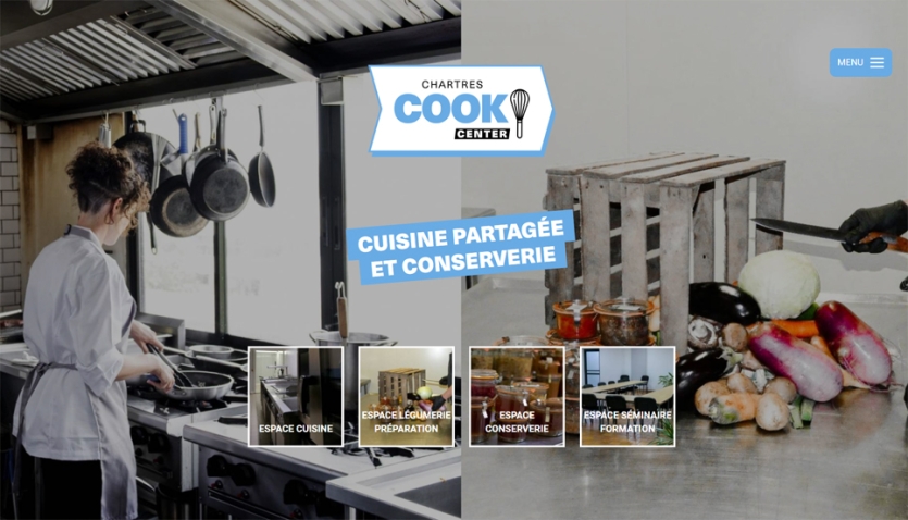 Création du site internet de Chartres Cook Center