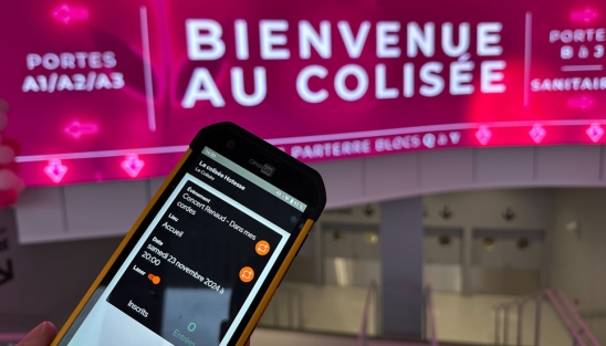 Solution CaptusEvent pour le controle d'accès de concert au Colisée de Chartres
