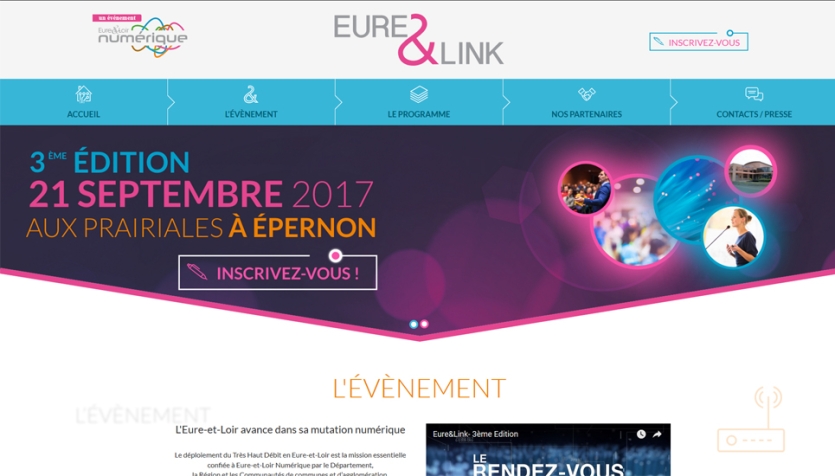 Site internet pour EURELINK 2017