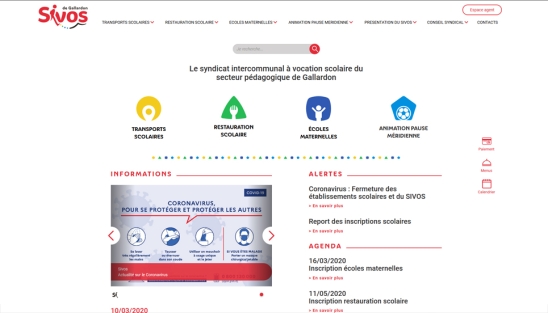 Création du nouveau site internet du SIVOS de Gallardon