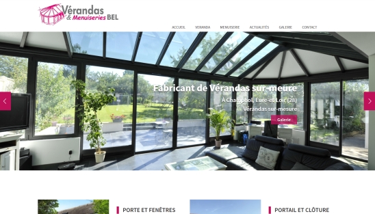 Un nouveau site internet pour Véranda Menuiserie Chartres