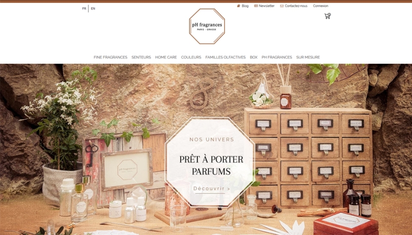 Création site E-commerce Prestashop - PH FRAGRANCE