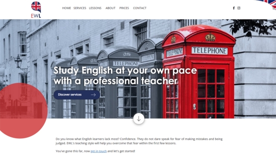 Nouveau site internet pour englishwithlaurie - 100% Anglais