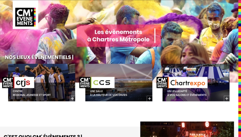 Nouveau site internet pour Chartrexpo