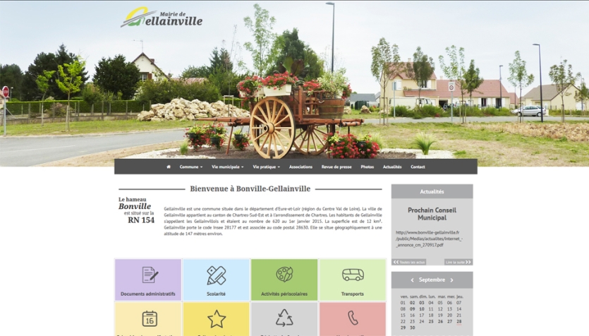 site de la Mairie de Gellainville