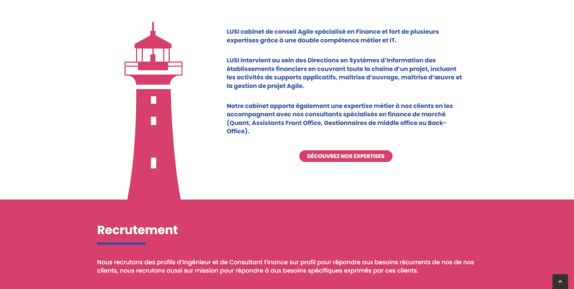 Création du site internet de LUSI - Yvelines (78)