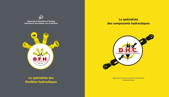 Outils d'inscription en linge pour l'inauguration nouveaux locaux DFH-DHC
