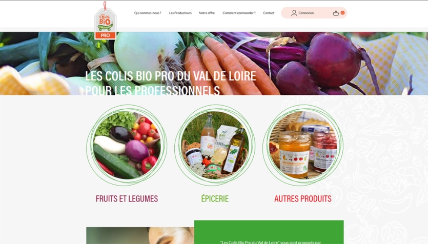 Création d'une plateforme E-commerce de produits Bio BtoB