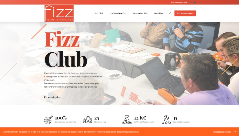 Outil inscription en ligne pour matinée Business dating du FIZZ Club Epernon