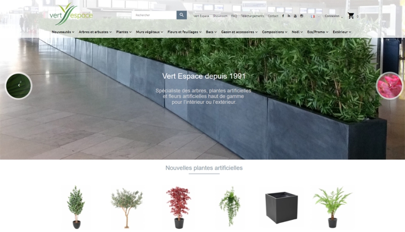 Vert Espace - vente de plantes et arbres artificiels