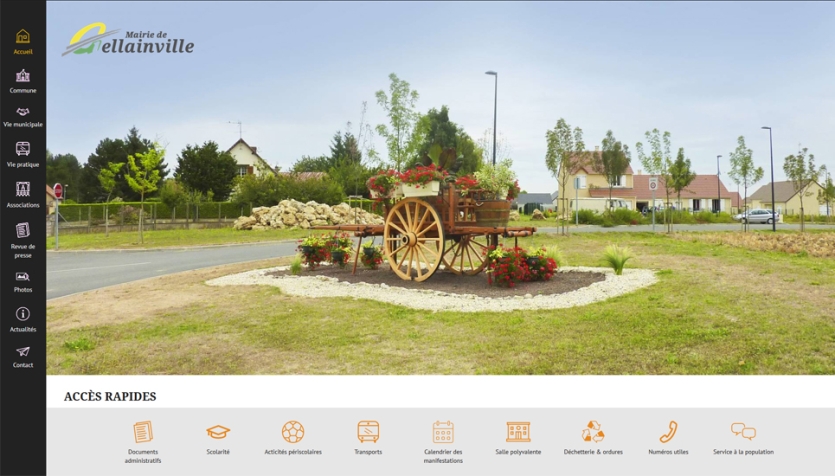 Refonte graphique du site de la Mairie de Gellainville