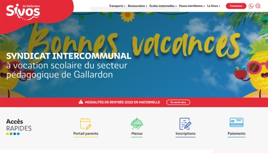 Refonte du site de SIVOS de Gallardon