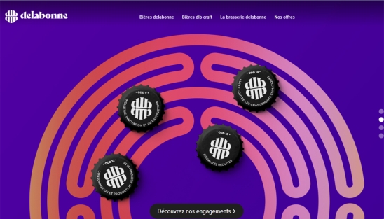 Refonte du site internet de la brasserie DELABONNE - Chartres