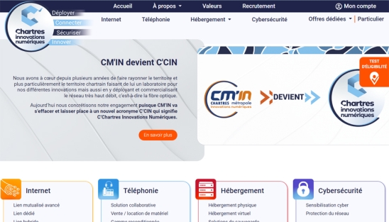 Refonte du site internet de CM'IN qui devient C'CIN