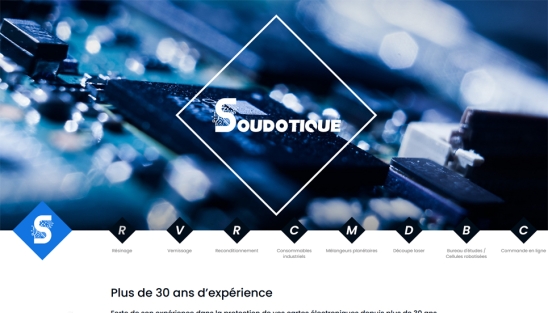 Refonte site internet de la société Soudotique