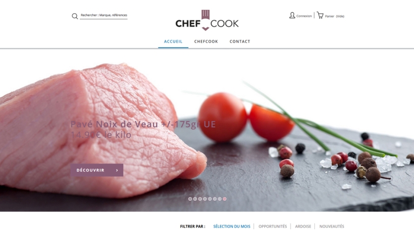 Reprise de la gestion et des évolutions du site ChefCook
