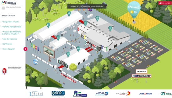 Refonte du site des Artisanales de Chartres 2020 - Edition virtuelle