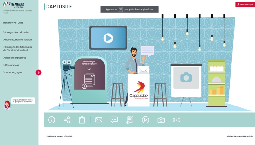 Salon 100% Virtuel pour les Artisanales de Chartres 2020